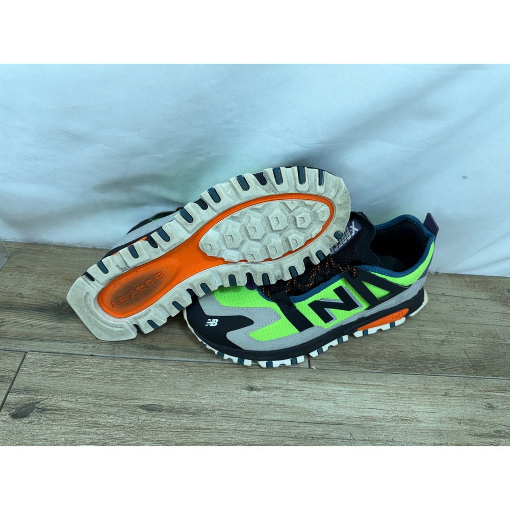 New Balance X-Racer Trail Energy Lime Black MSXRCTCC Mens 9 Sneakers - Picture 6 of 8